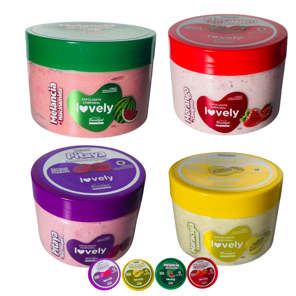 Esfoliante Corporal de Tratamento Lovely Multifuncional - Face Beautiful