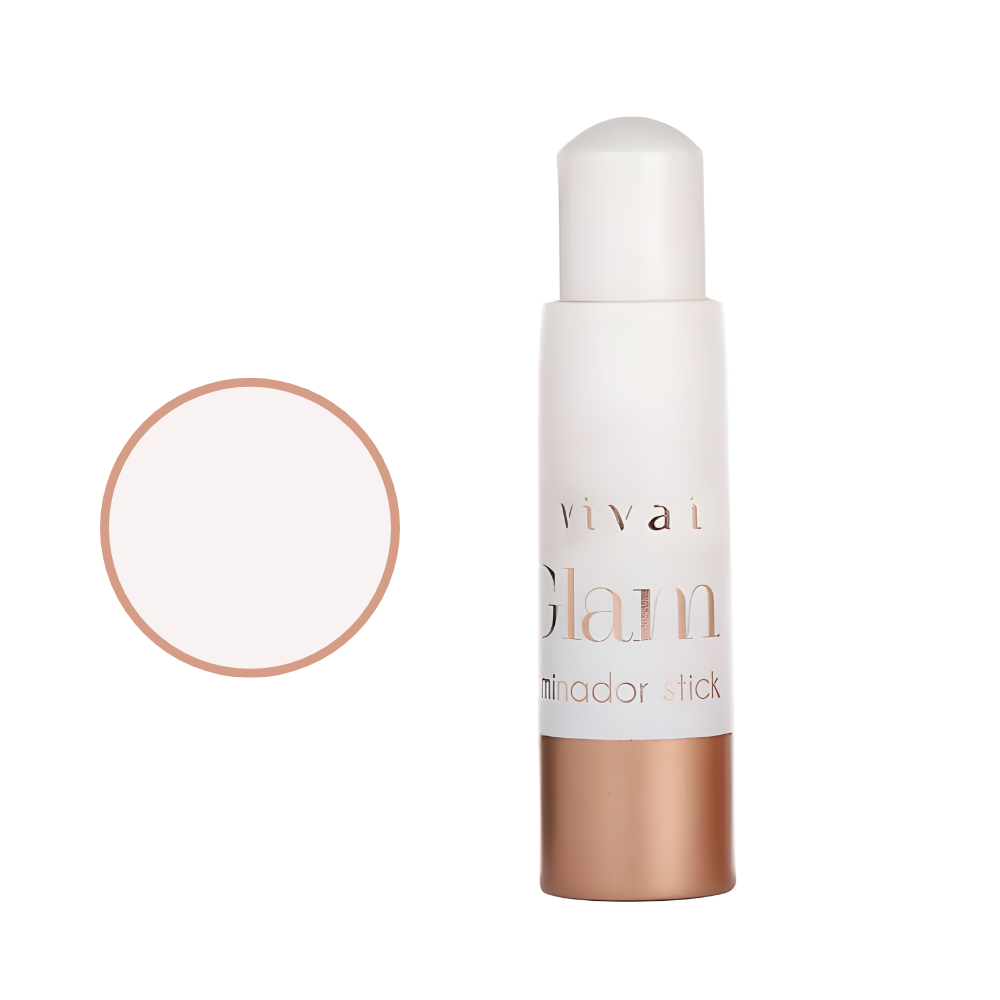 Iluminador Glam Stick Vivai – Brilho Instantâneo e Praticidade em Bastão